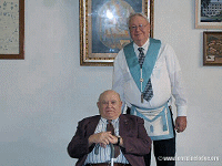 W:. Doyle Hollenbeck with W:.B:. Raymond Jones