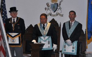 WBro. Alvin Benemerito opens the Ceremony