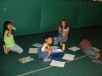 Kids after receiving kits